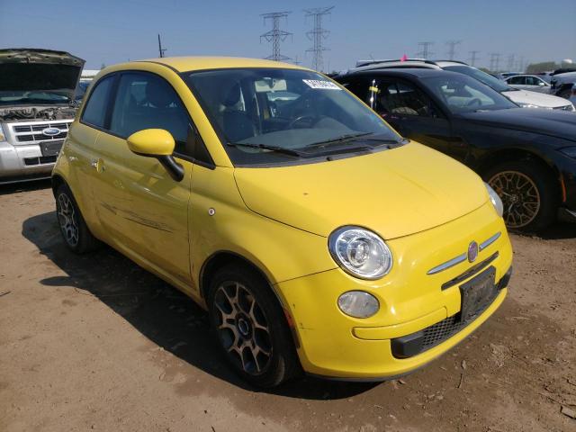 3C3CFFAR6CT355181 - 2012 FIAT 500 POP YELLOW photo 4