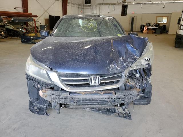 1HGCR2F85EA306643 - 2014 HONDA ACCORD EXL BLUE photo 5