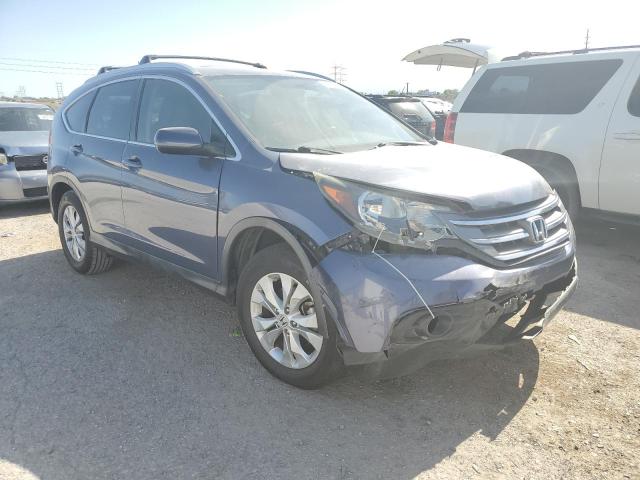 JHLRM3H76CC008110 - 2012 HONDA CR-V EXL BLUE photo 4