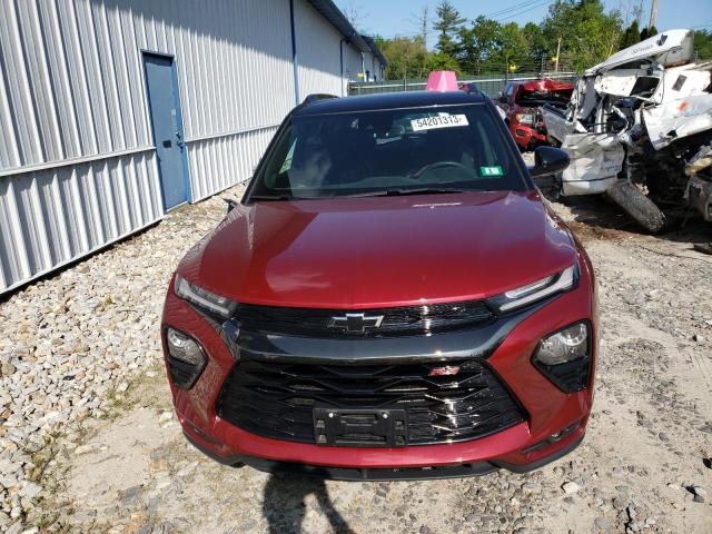 KL79MUSL8NB126030 - 2022 CHEVROLET TRAILBLAZE RS RED photo 5