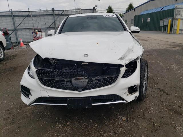 WDC0J4KB3KF498806 - 2019 MERCEDES-BENZ GLC COUPE 300 4MATIC WHITE photo 5