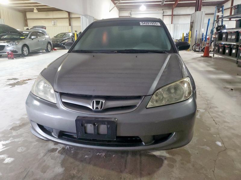 1HGES16375L026092 - 2005 HONDA CIVIC DX VP Արծաթագույն լուսանկար 5