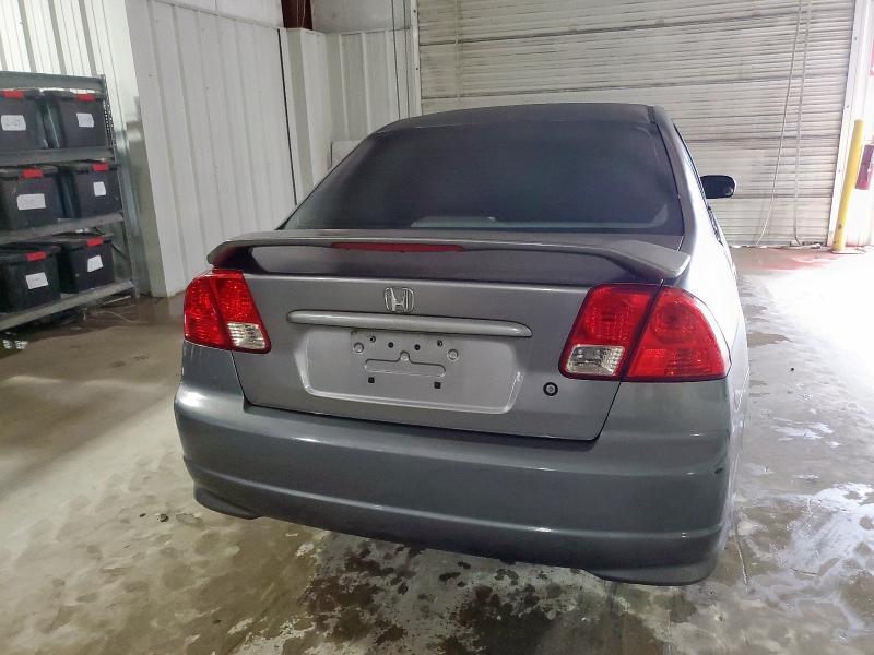 1HGES16375L026092 - 2005 HONDA CIVIC DX VP Արծաթագույն լուսանկար 6