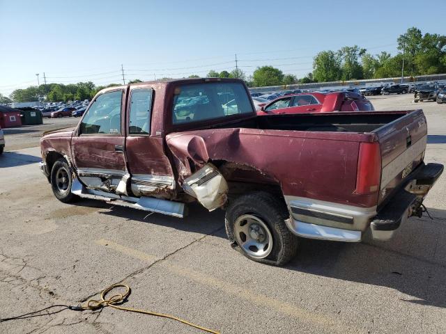 2GCEC19K3R1299508 - 1994 CHEVROLET GMT-400 C1500 BURGUNDY photo 2