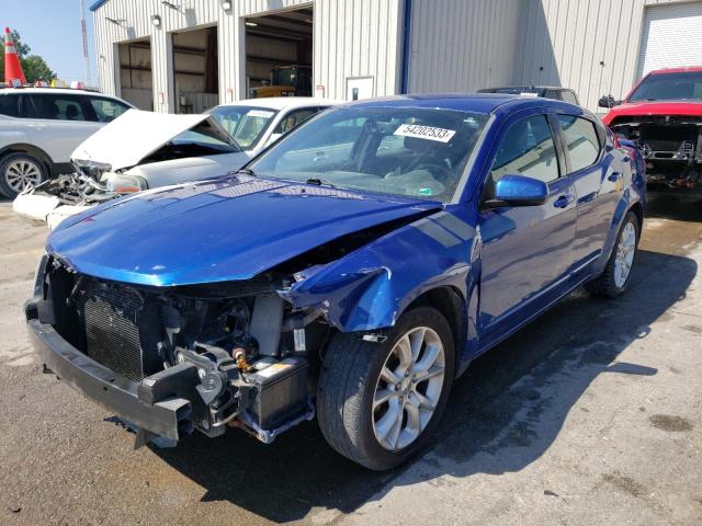 1C3CDZBG1DN562681 - 2013 DODGE AVENGER R/T BLUE photo 1