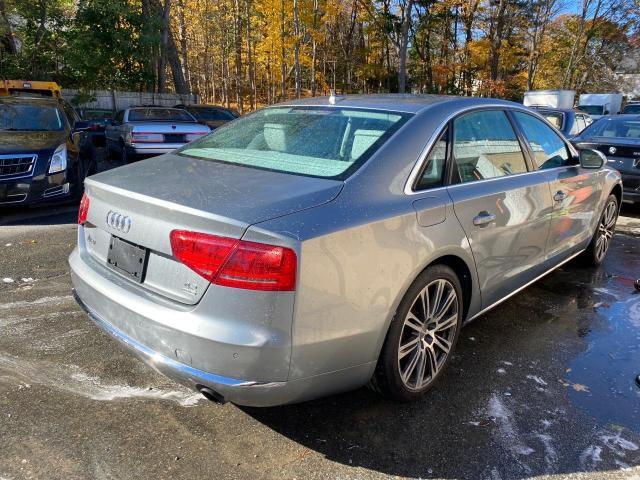 WAURVAFD7BN018734 - 2011 AUDI A8 L QUATTRO GRAY photo 4