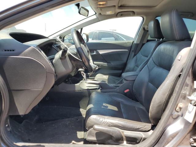 19XFB2F95DE244021 - 2013 HONDA CIVIC EXL 灰色 照片 7
