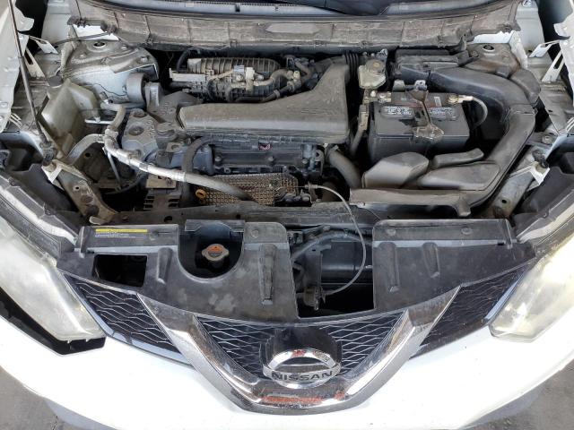 5N1AT2MT8GC807172 - 2016 NISSAN ROGUE S WHITE photo 11