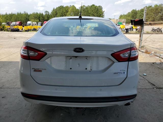 3FA6P0LU0GR318625 - 2016 FORD FUSION SE HYBRID WHITE photo 6