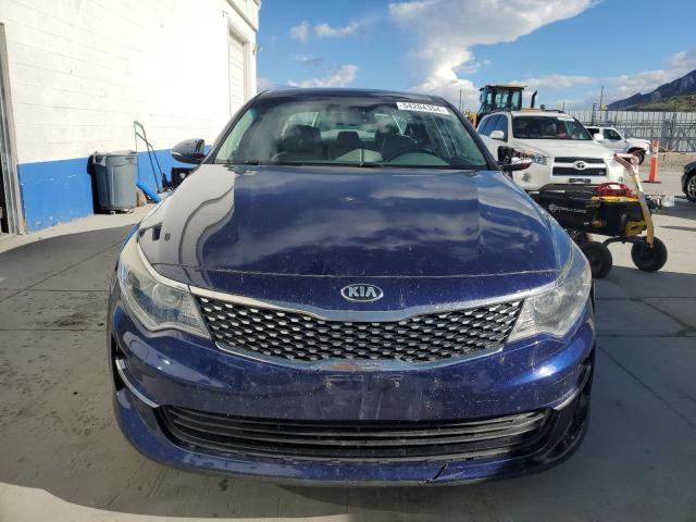 5XXGU4L38GG006640 - 2016 KIA OPTIMA EX BLUE photo 5