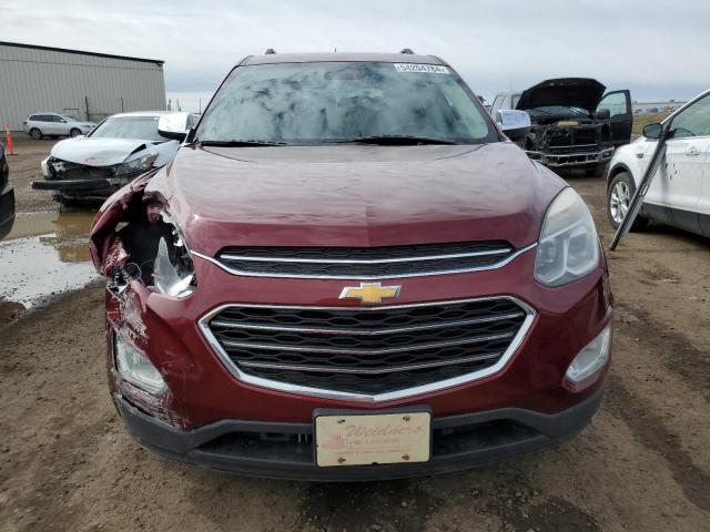 2GNFLGE3XH6221211 - 2017 CHEVROLET EQUINOX PREMIER RED photo 5