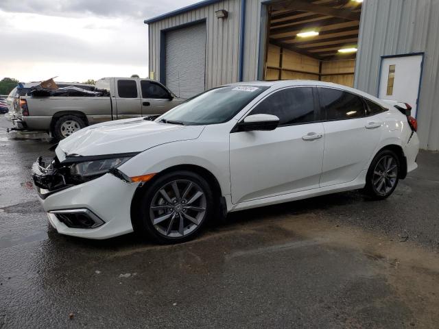 JHMFC1F70KX007566 - 2019 HONDA CIVIC EXL თეთრი ფოტო 1