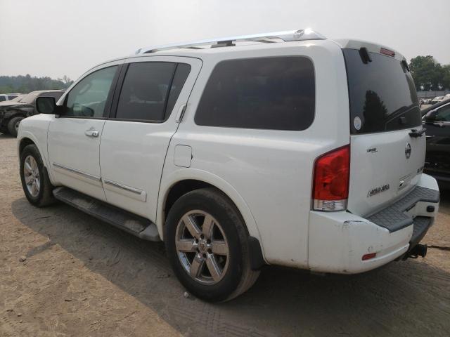 5N1AA0NE5BN617174 - 2011 NISSAN ARMADA PLATINUM WHITE photo 2