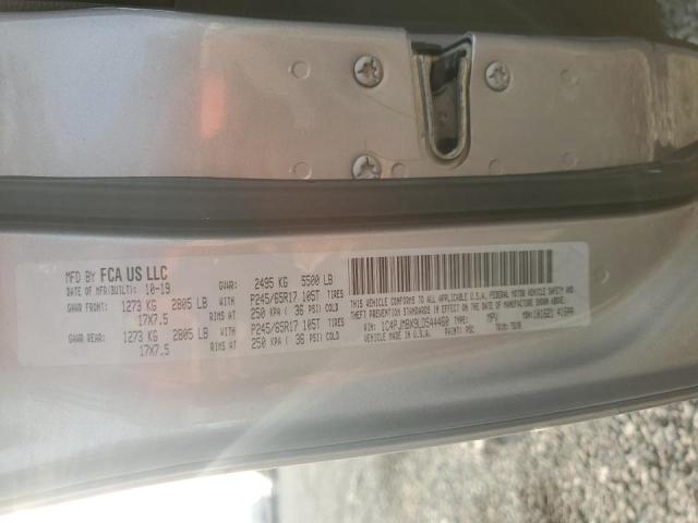 1C4PJMBX9LD544460 - 2020 JEEP CHEROKEE TRAILHAWK SILVER photo 13