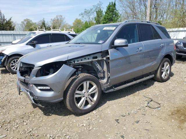 4JGDA5HB2DA242110 - 2013 MERCEDES-BENZ ML 350 4MATIC SILVER photo 1