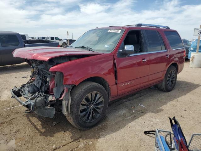5LMJJ2HT2FEJ01816 - 2015 LINCOLN NAVIGATOR RED photo 1