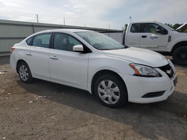 3N1AB7AP6FY364217 - 2015 NISSAN SENTRA S WHITE photo 4