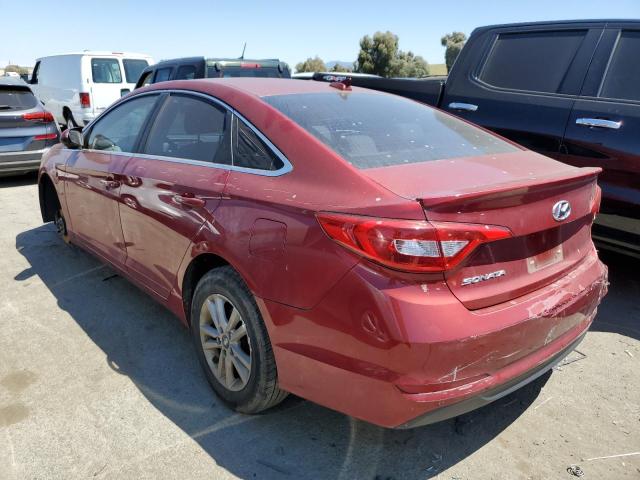 5NPE24AF4FH014313 - 2015 HYUNDAI SONATA SE RED photo 2