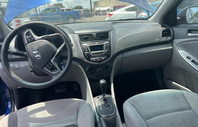 KMHCT4AE3GU165352 - 2016 HYUNDAI ACCENT SE BLUE photo 9