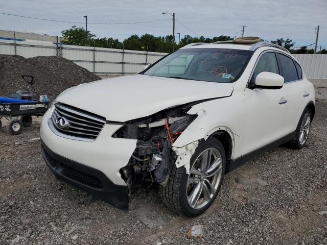 JN1AJ0HR9BM854522 - 2011 INFINITI EX35 BASE WHITE photo 1