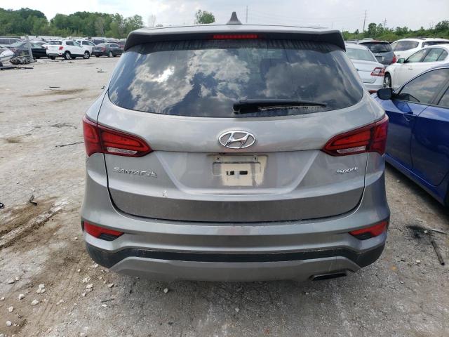 5XYZT3LB8HG404764 - 2017 HYUNDAI SANTA FE S GRAY photo 6