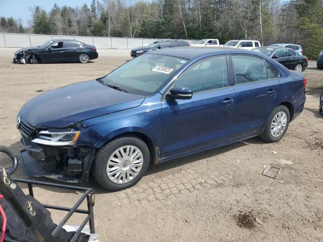 3VW2K7AJ7EM355509 - 2014 VOLKSWAGEN JETTA BASE 蓝色 照片 1