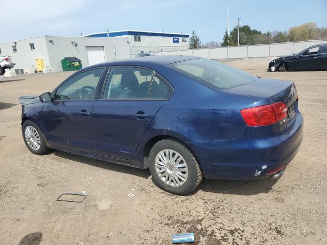 3VW2K7AJ7EM355509 - 2014 VOLKSWAGEN JETTA BASE 蓝色 照片 2