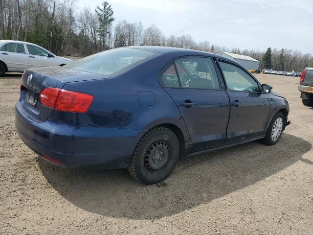 3VW2K7AJ7EM355509 - 2014 VOLKSWAGEN JETTA BASE 蓝色 照片 3