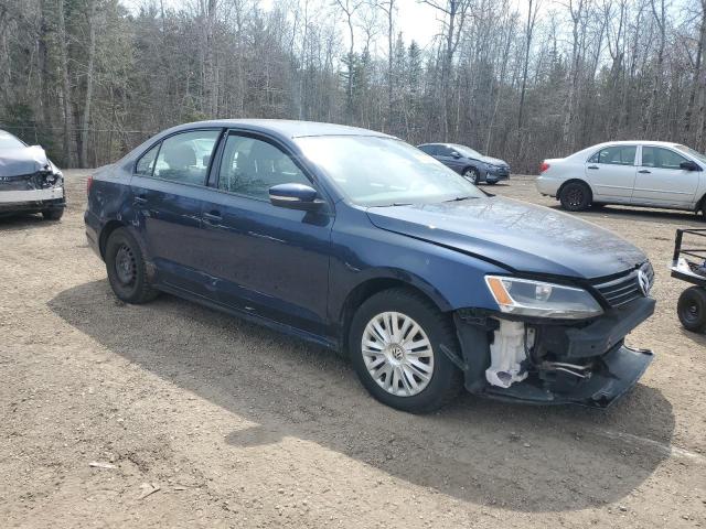 3VW2K7AJ7EM355509 - 2014 VOLKSWAGEN JETTA BASE 蓝色 照片 4