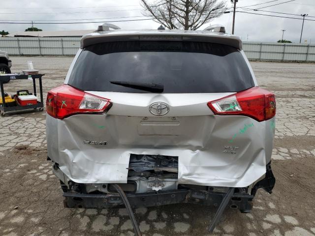 JTMRFREV0FD131574 - 2015 TOYOTA RAV4 XLE SILVER photo 6