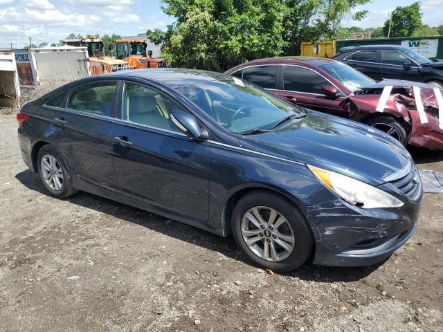 5NPEB4AC3EH853129 - 2014 HYUNDAI SONATA GLS BLUE photo 4