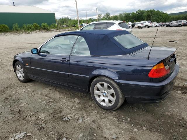 WBABS33481JY55993 - 2001 BMW 325 CI BLUE photo 2