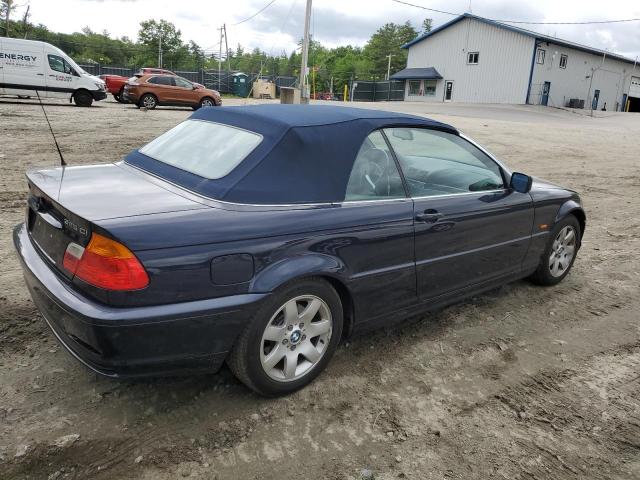 WBABS33481JY55993 - 2001 BMW 325 CI BLUE photo 3