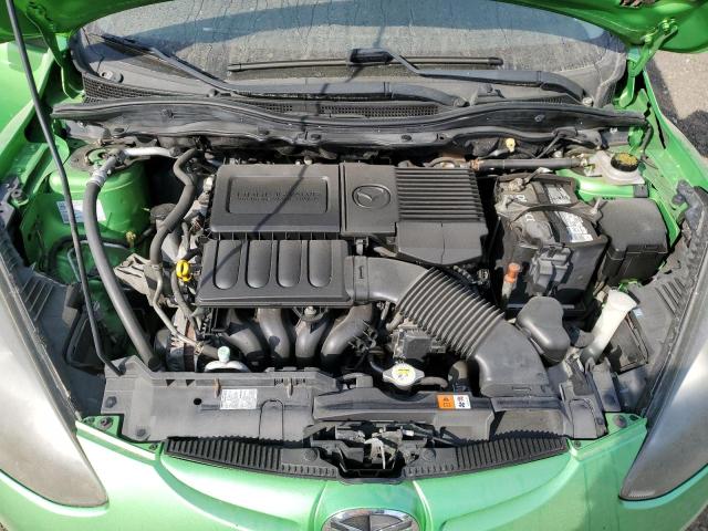 JM1DE1LY6D0160142 - 2013 MAZDA MAZDA2 绿色 照片 11