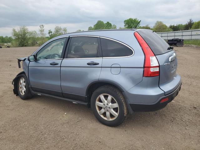 3CZRE48549G702454 - 2009 HONDA CR-V EX BLUE photo 2