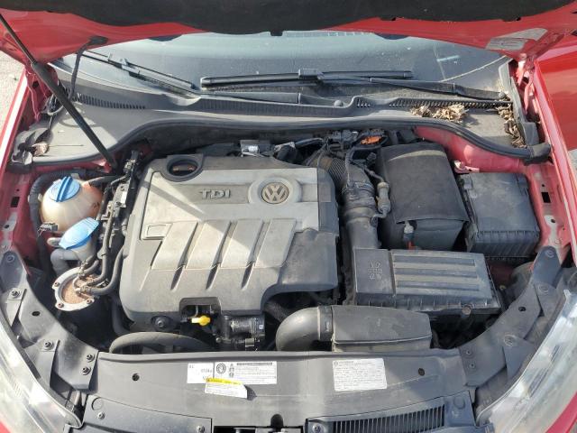 WVWDM7AJ6DW058137 - 2013 VOLKSWAGEN GOLF Կարմիր լուսանկար 11