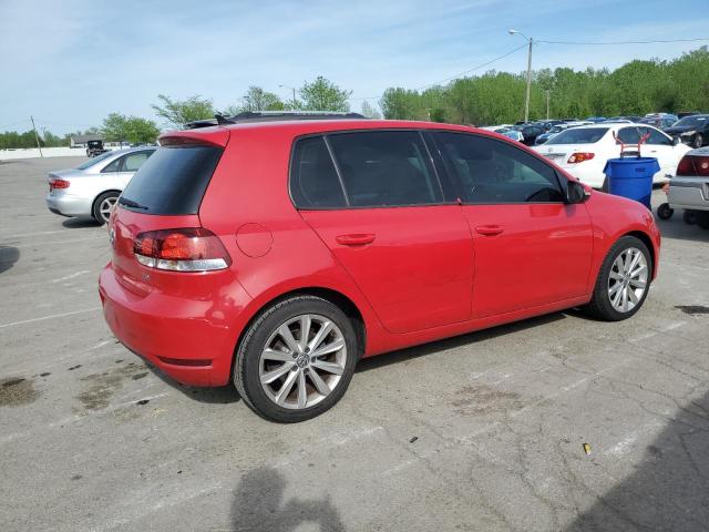 WVWDM7AJ6DW058137 - 2013 VOLKSWAGEN GOLF Կարմիր լուսանկար 3