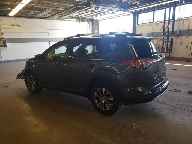 JTMRJREV6JD229905 - 2018 TOYOTA RAV4 HV LE GRAY photo 2