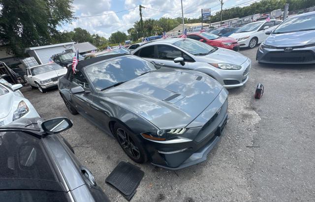 1FATP8UH3K5138523 - 2019 FORD MUSTANG GRAY photo 1