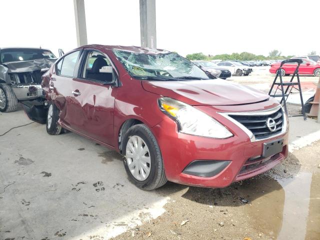 3N1CN7AP9HK453303 - 2017 NISSAN VERSA S BURGUNDY photo 4