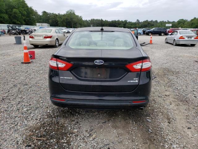 3FA6P0LU7GR163006 - 2016 FORD FUSION SE HYBRID BLACK photo 6