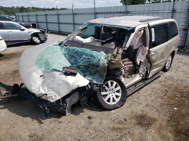 2C4RC1BGXGR247041 - 2016 CHRYSLER TOWN & COU TOURING ოქროსფერი ფოტო 2