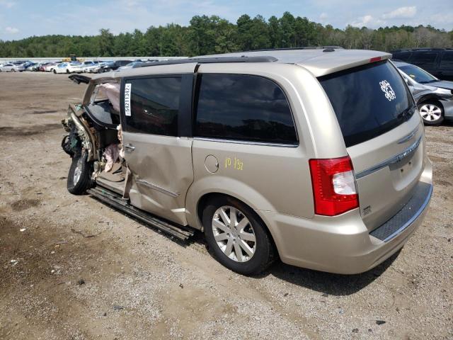 2C4RC1BGXGR247041 - 2016 CHRYSLER TOWN & COU TOURING ოქროსფერი ფოტო 3