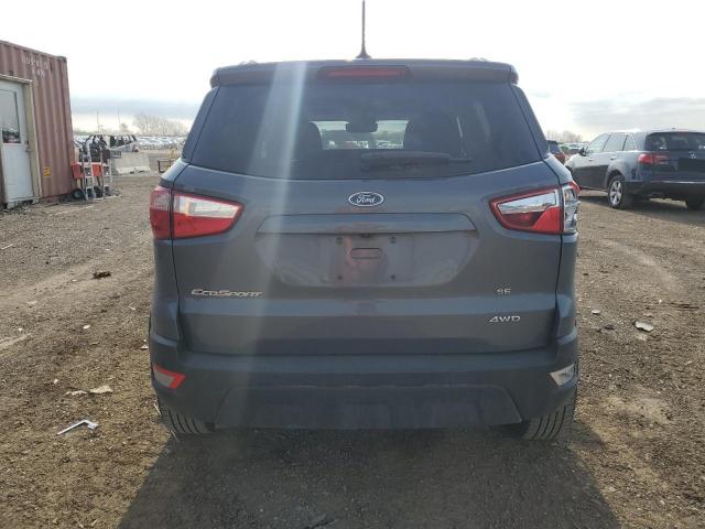 MAJ6P1UL3JC213577 - 2018 FORD ECOSPORT SE Szary zdjęcie 6