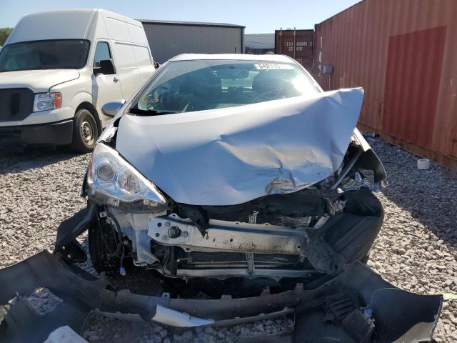 JTDKDTB34D1053256 - 2013 TOYOTA PRIUS C SILVER photo 5