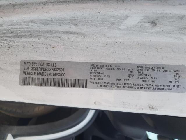 3C6LRVDG3SE532397 - 2025 RAM PROMASTER 2500 HIGH 黑色 照片 13