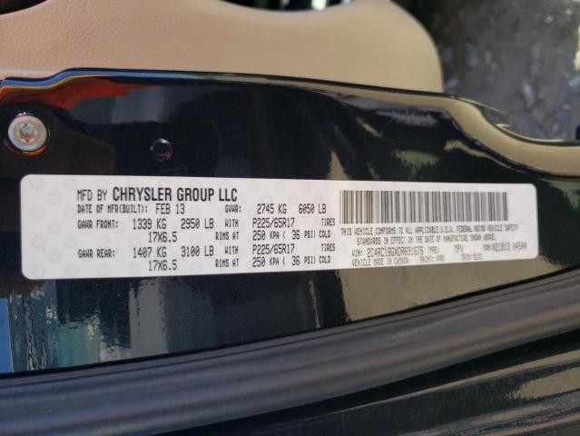 2C4RC1BGXDR691676 - 2013 CHRYSLER TOWN & COU TOURING 黑色 照片 14