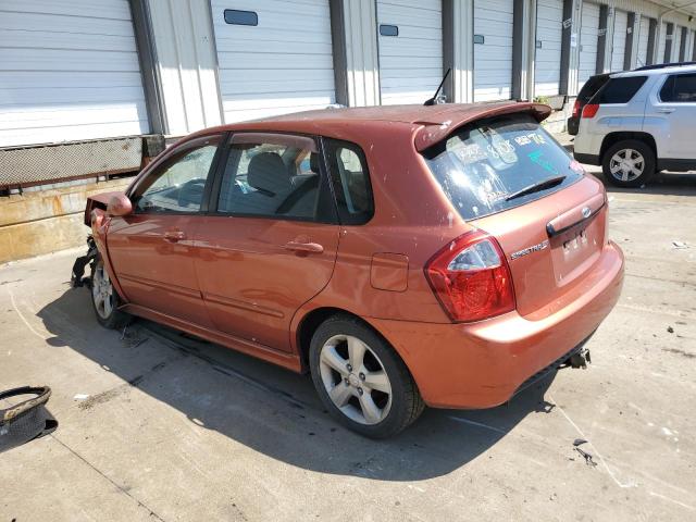 KNAFE161285016102 - 2008 KIA SPECTRA5 5 SX ORANGE photo 2