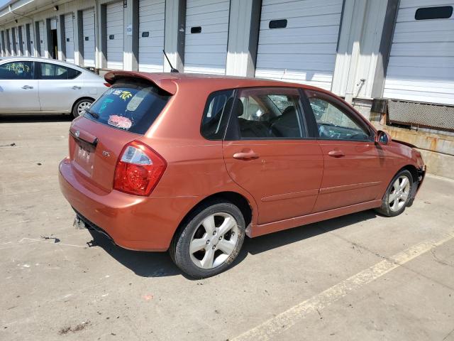 KNAFE161285016102 - 2008 KIA SPECTRA5 5 SX ORANGE photo 3