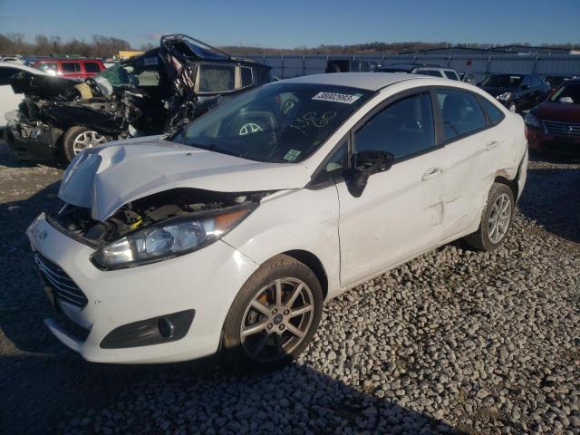 3FADP4BJ9KM123389 - 2019 FORD FIESTA SE WHITE photo 1